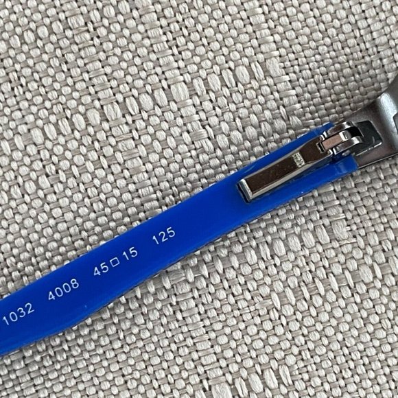 Ray-Ban Youth Eyeglasses Frame Gunmetal/Blue Tone Glass Frame RB1032 45[]15 125 - Picture 8 of 12